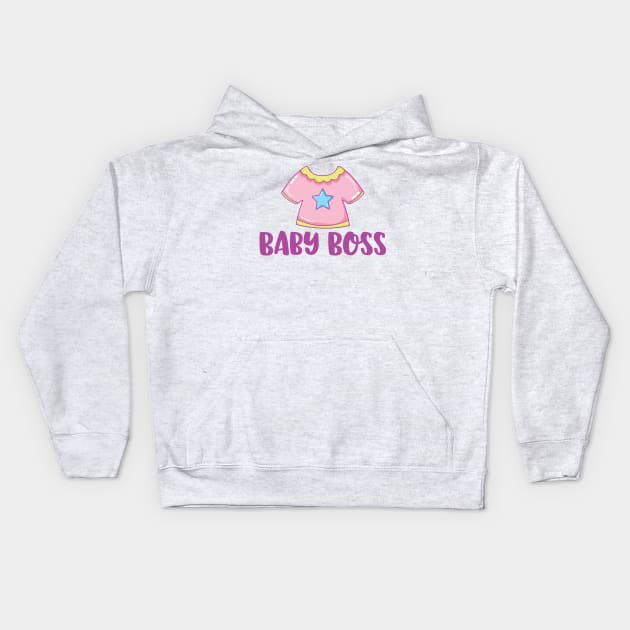 Baby Boss Kids Hoodie by DarkTee.xyz